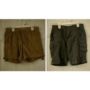 Two pairs of cargo shorts